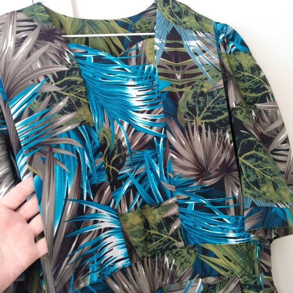 Hawaiian Tropical Dress 46" Bust 37.5" Waist Amish Mennonite Cape Old Colony - Picture 6 of 12